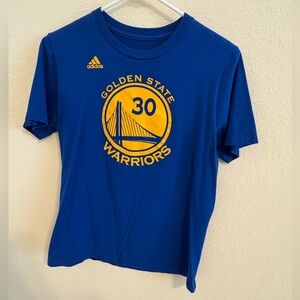 Adidas Blue Golden State Warriors Tee